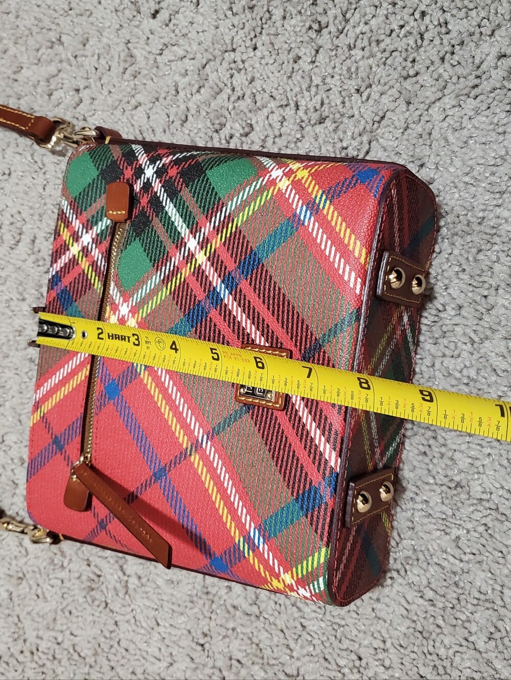 Dooney And Bourke Tartan Small Crossbody Bag - Picture 4 of 10